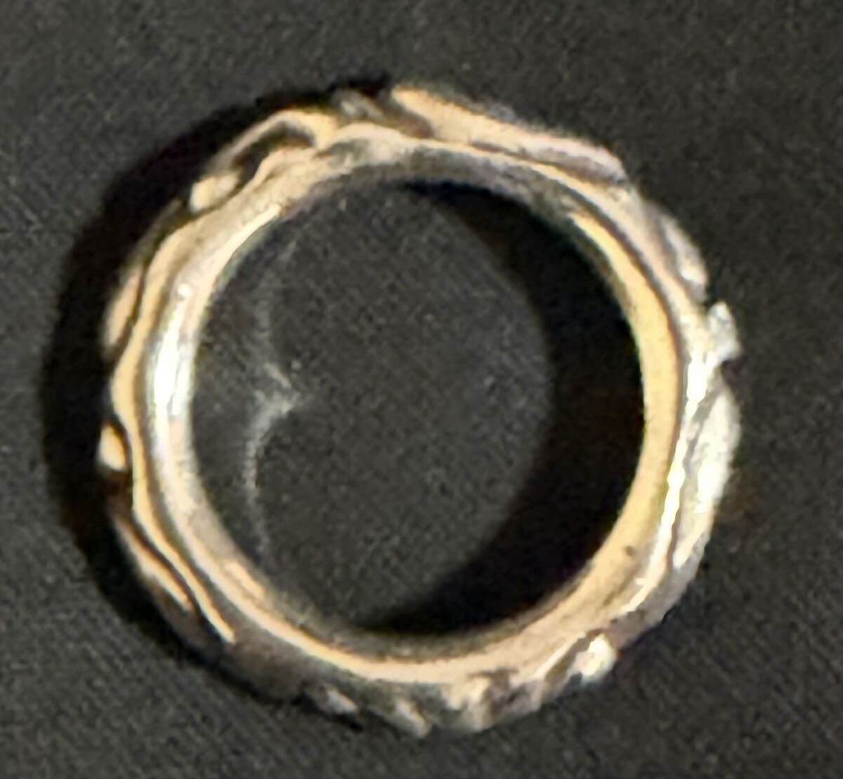 CHROME HEARTS スクロールバンドリング 16.5号 正規品 本物 インボイス 元袋 クロムハーツ 指輪 SCROLL RING 拍卖