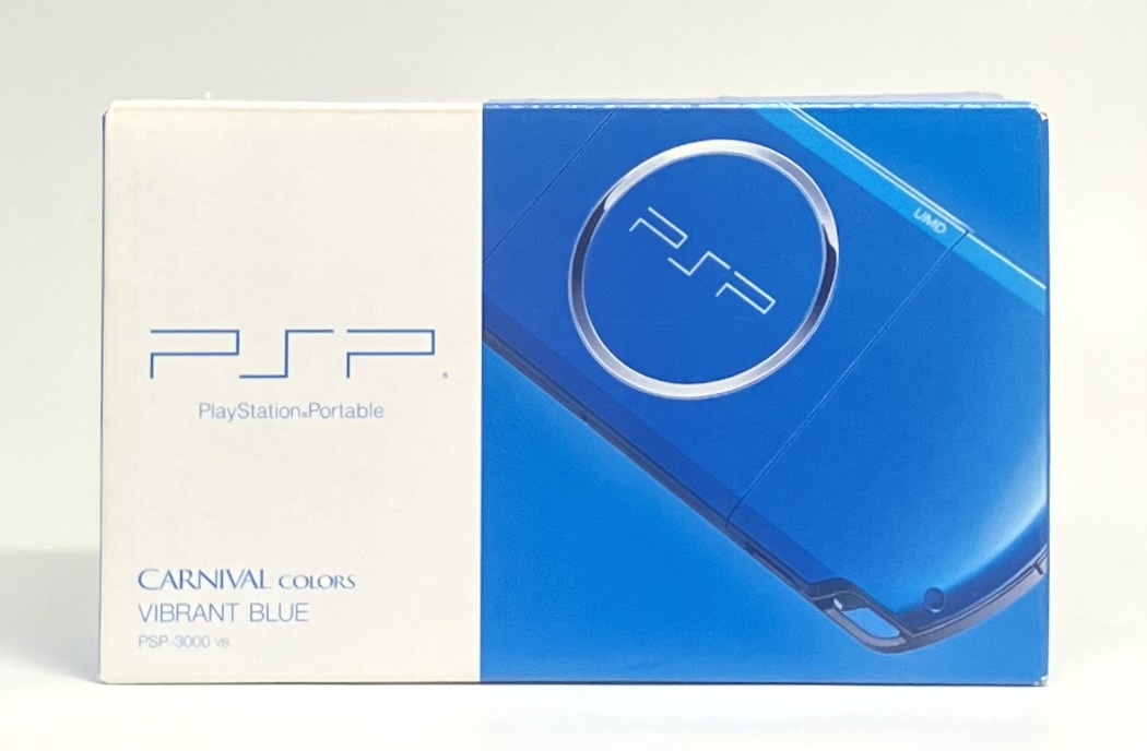 【新品】【希少品】【送料無料】PSP 本体 バイブラントブルー プレイステーションポータブル PSP-3000VB拍卖