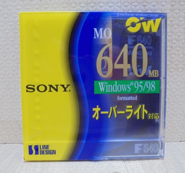 SONY MO 640MB オーバーライト対応 Windows 98/98 formatted/未開封品拍卖