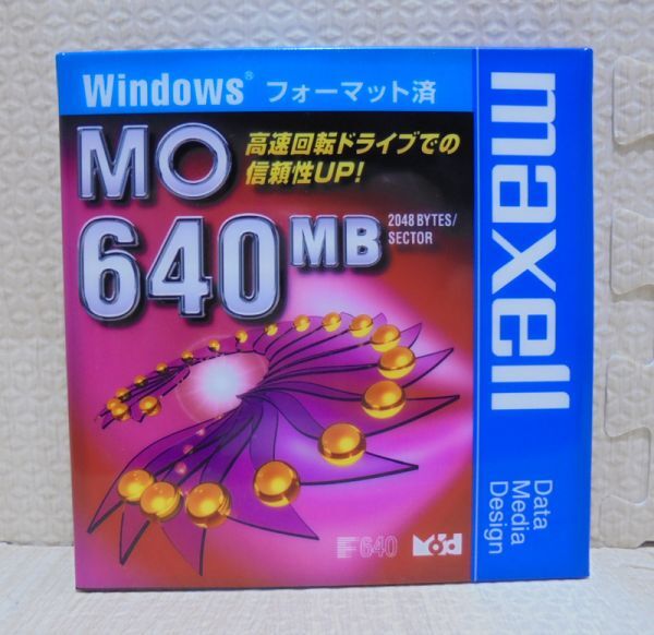 maxell MO 640MB Windows フォーマット済/未開封品拍卖