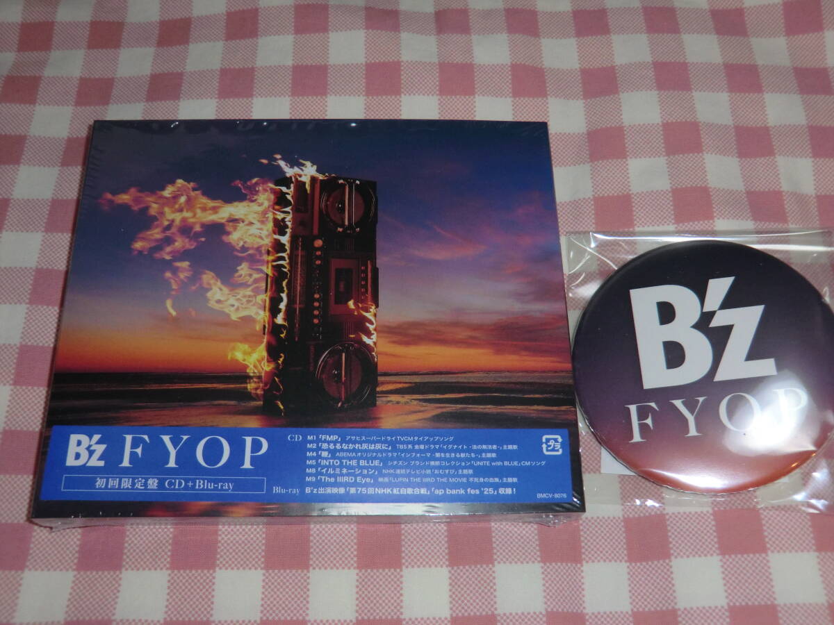 B'z FYOP 初回限定盤(CD+Blu-ray )缶バッジ付き拍卖