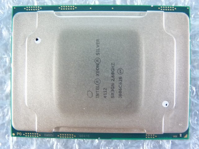 1SFE // Intel Xeon Silver 4112 2.6GHz SR3GN Skylake-SP U0 Socket3647(FCLGA) // Fujitsu PRIMERGY RX2530 M4 取外 //在庫2拍卖