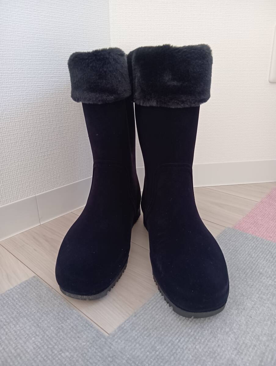 未使用☆アイスバーン☆雪に強い☆第一ゴム シェブリー スエード☆スノーブーツ☆完全防水☆防滑 防寒 長靴 スパイク底☆日本製拍卖