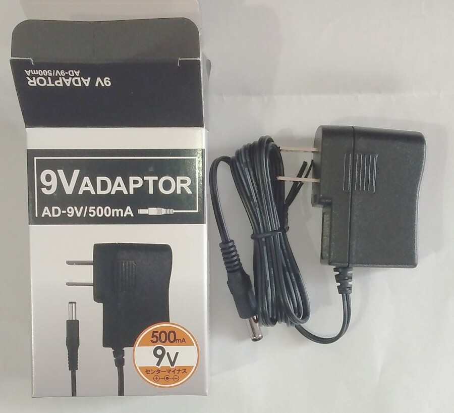 KC 9V ACアダプター 500mA センターマイナス仕様 AD9V/500mA AD-9V拍卖