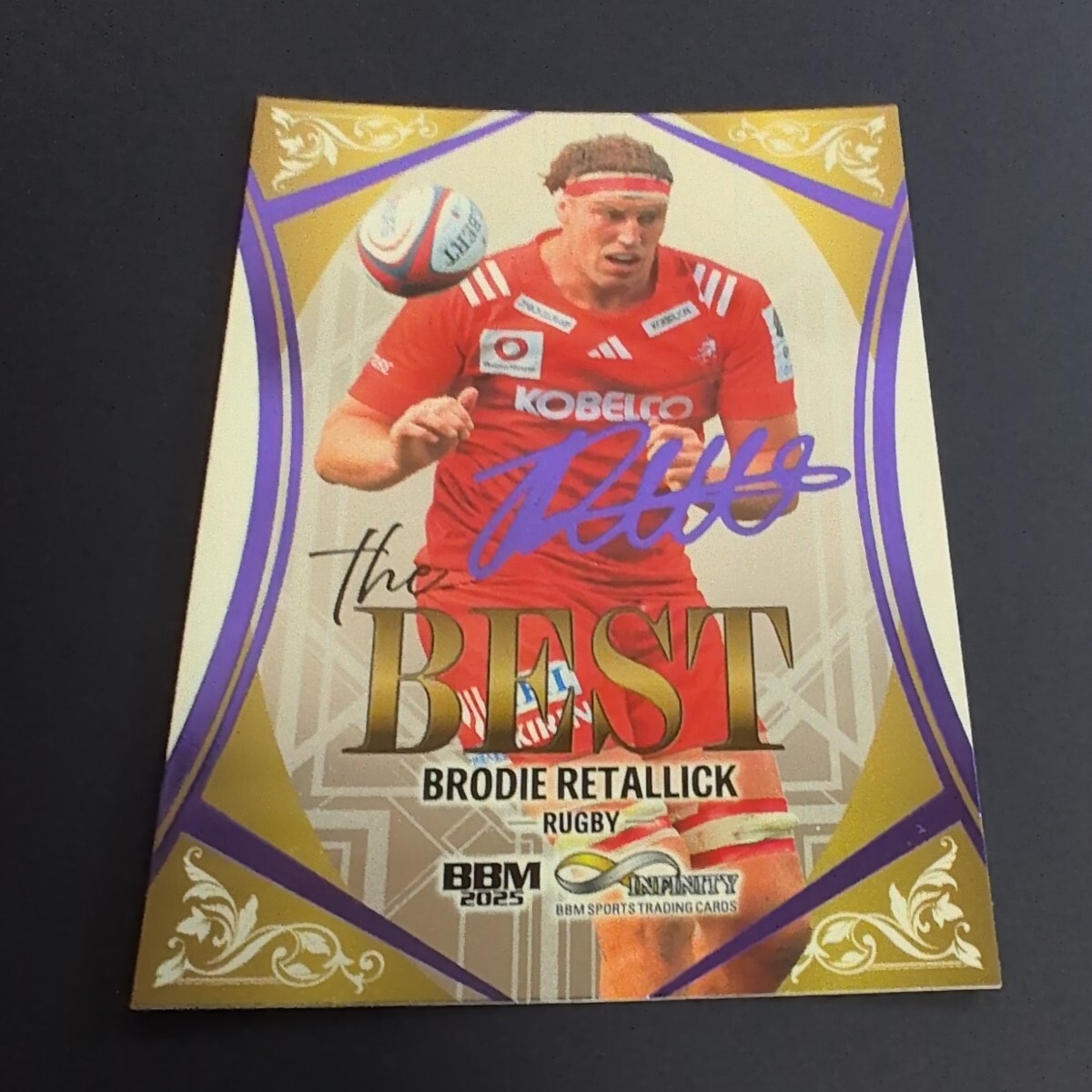 2025 BBM Infinity ブロディ・レタリック the Best 紫箔サインパラレル 26/30拍卖
