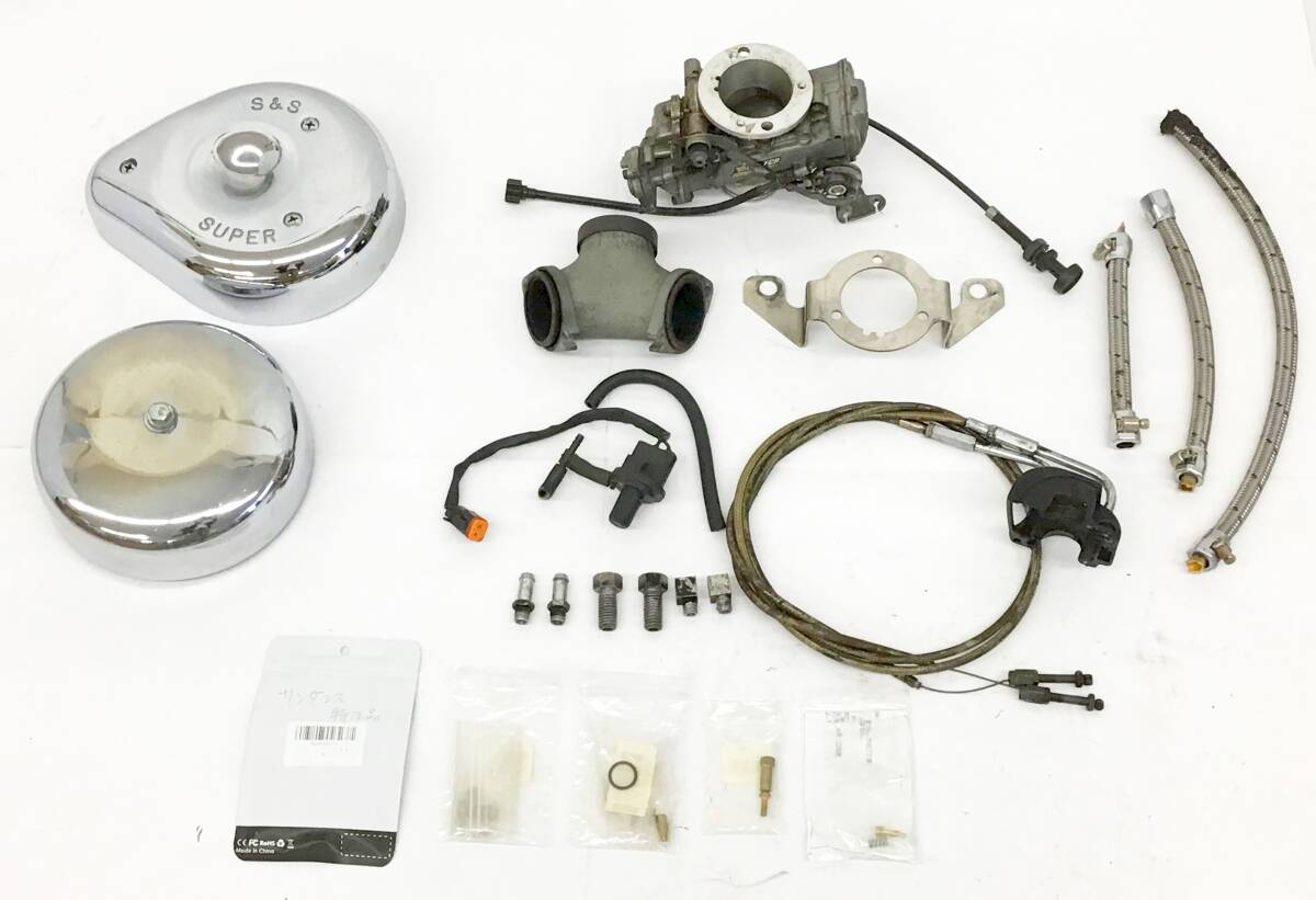 サンダンス FCR 本体 キャブレター ハーレーダビッドソン/キャブ用エアクリーナ S&S ラウンド バイク 用品 パーツ ファットボーイ拍卖