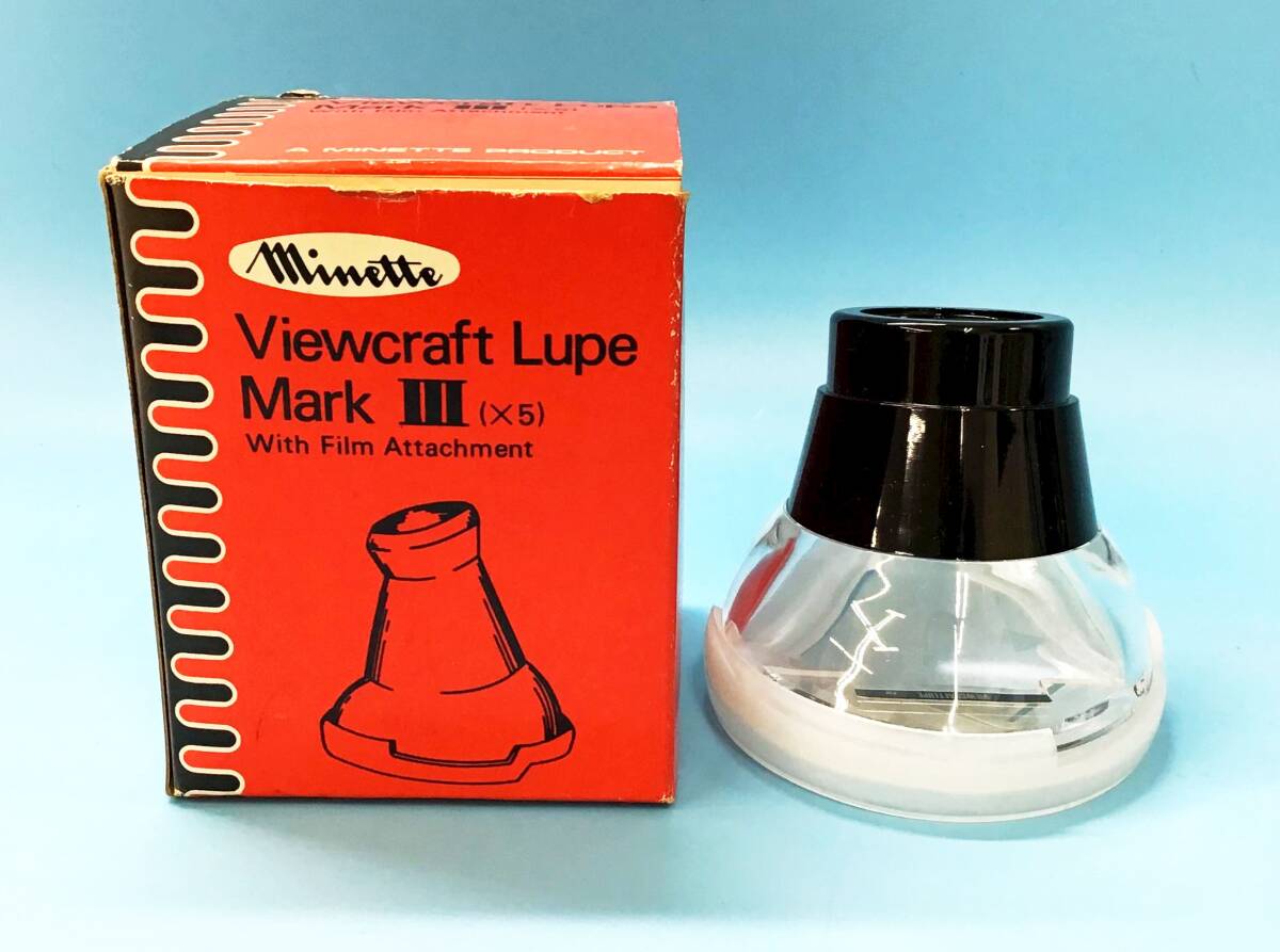 minette Viewcraft Lupe Mark Ⅲ(×5) 拡大鏡 フィルムアタッチメント 光学機器 マイネッテ ビュークラフトルーペ拍卖