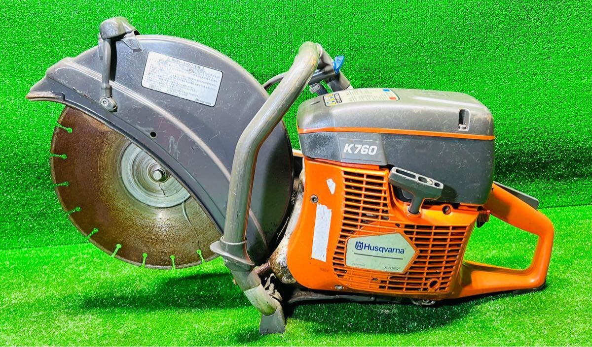 ハスクバーナー Husqvarna エンジンコンクリートカッター K760 エンジンカッター ジャンク品!拍卖