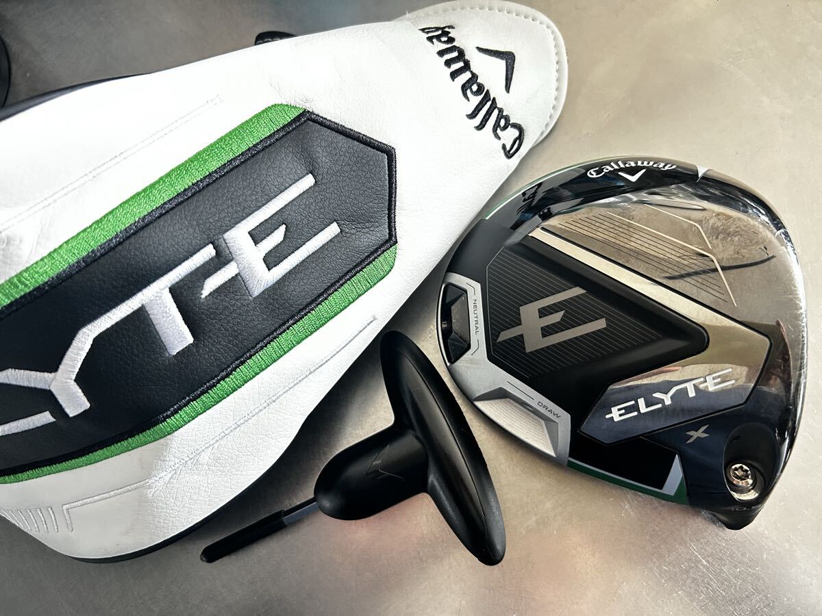 ★最新人気モデル! キャロウェイ ELYTE X エリート Xドライバー ヘッド単体 10.5度 ヘッドカバー&レンチ付!★拍卖