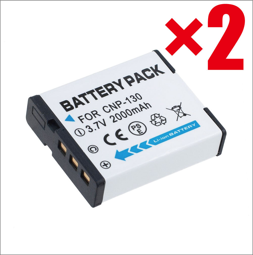 送料無料 2個セット カシオ NP-130 NP-130A CNP130 バッテリー 2000mah EX-FC400S EX-ZR1100 EX-ZR1300 EX-ZR1600 EX-10 EX-ZR3000 互換品拍卖