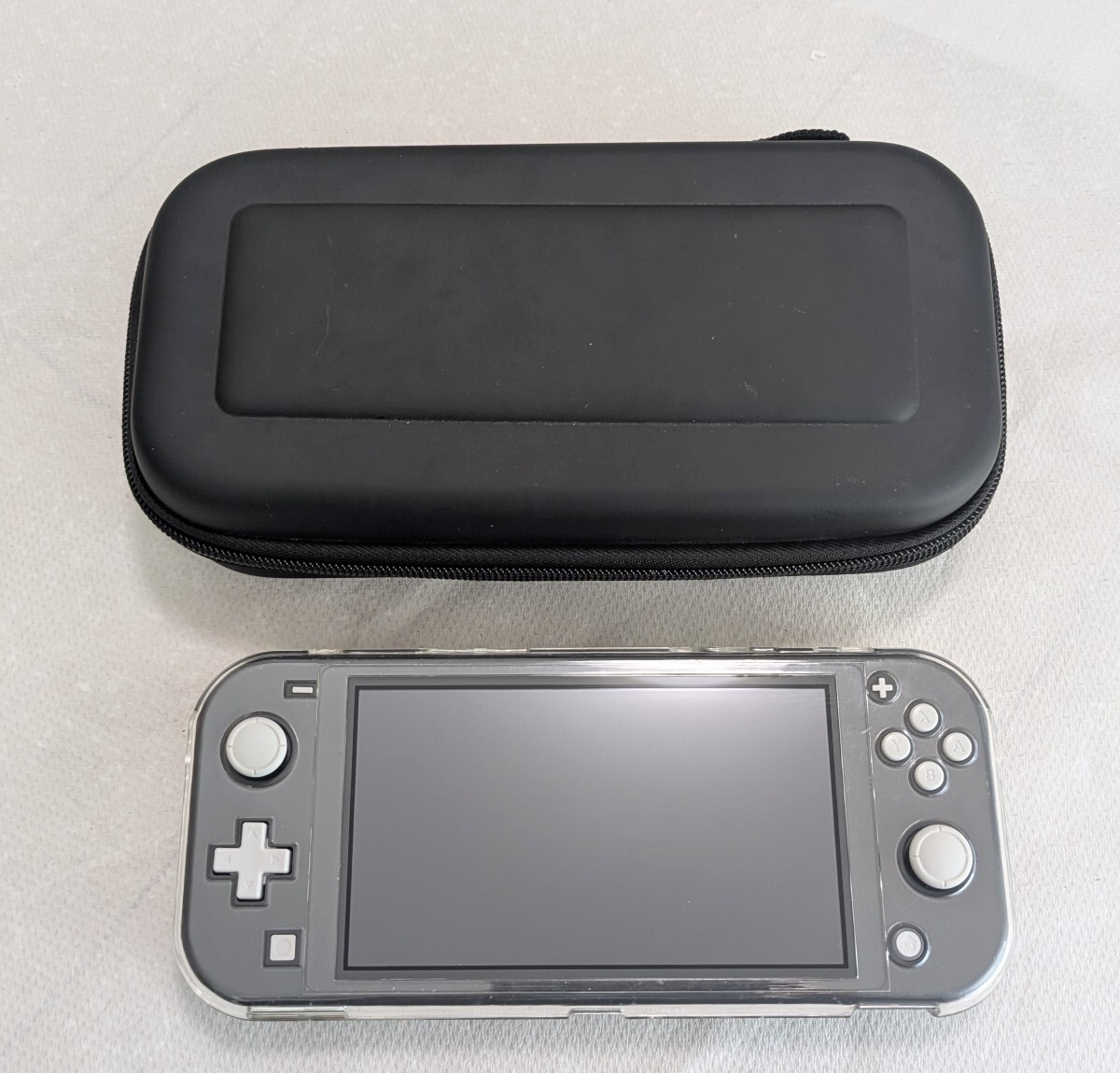 動作品 任天堂 ニンテンドー スイッチ ライト Nintendo Switch Lite HDH-001 グレー 本体 ケース カバー ポーチ付き 拍卖