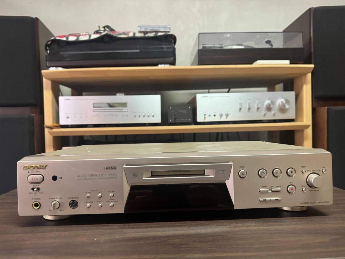 ■ SONY MDS-JE780 MDレコーダー 最終形DSP ATRAC3/Type S NetMD規格対応拍卖