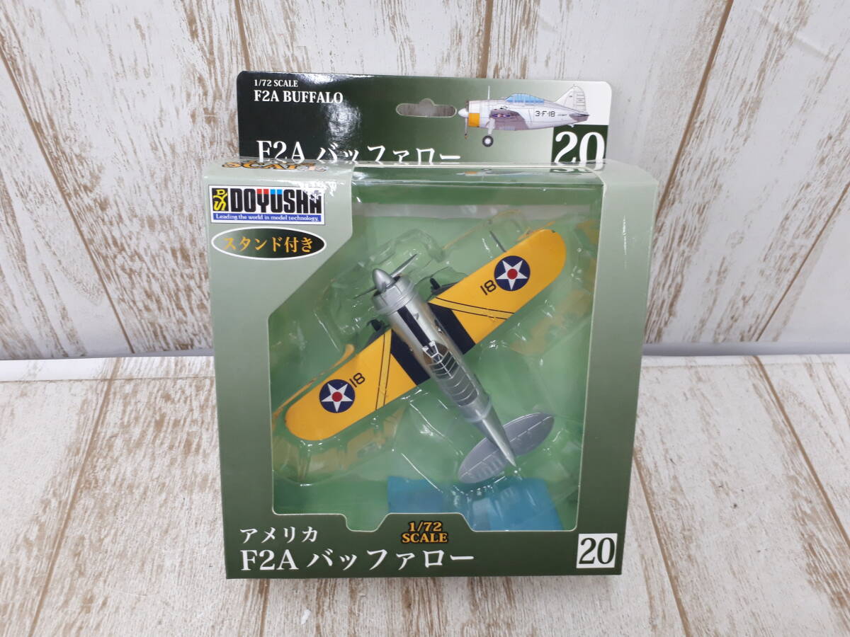 Hf6589-102♪【60】童友社 1/72 アメリカ F2A バッファロー拍卖
