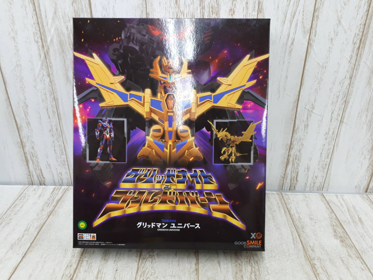 Hf6709-101♪【100】グッドスマイルカンパニー グリッドマン ユニバース THE合体 グリッドナイト&ゴルドバーン拍卖