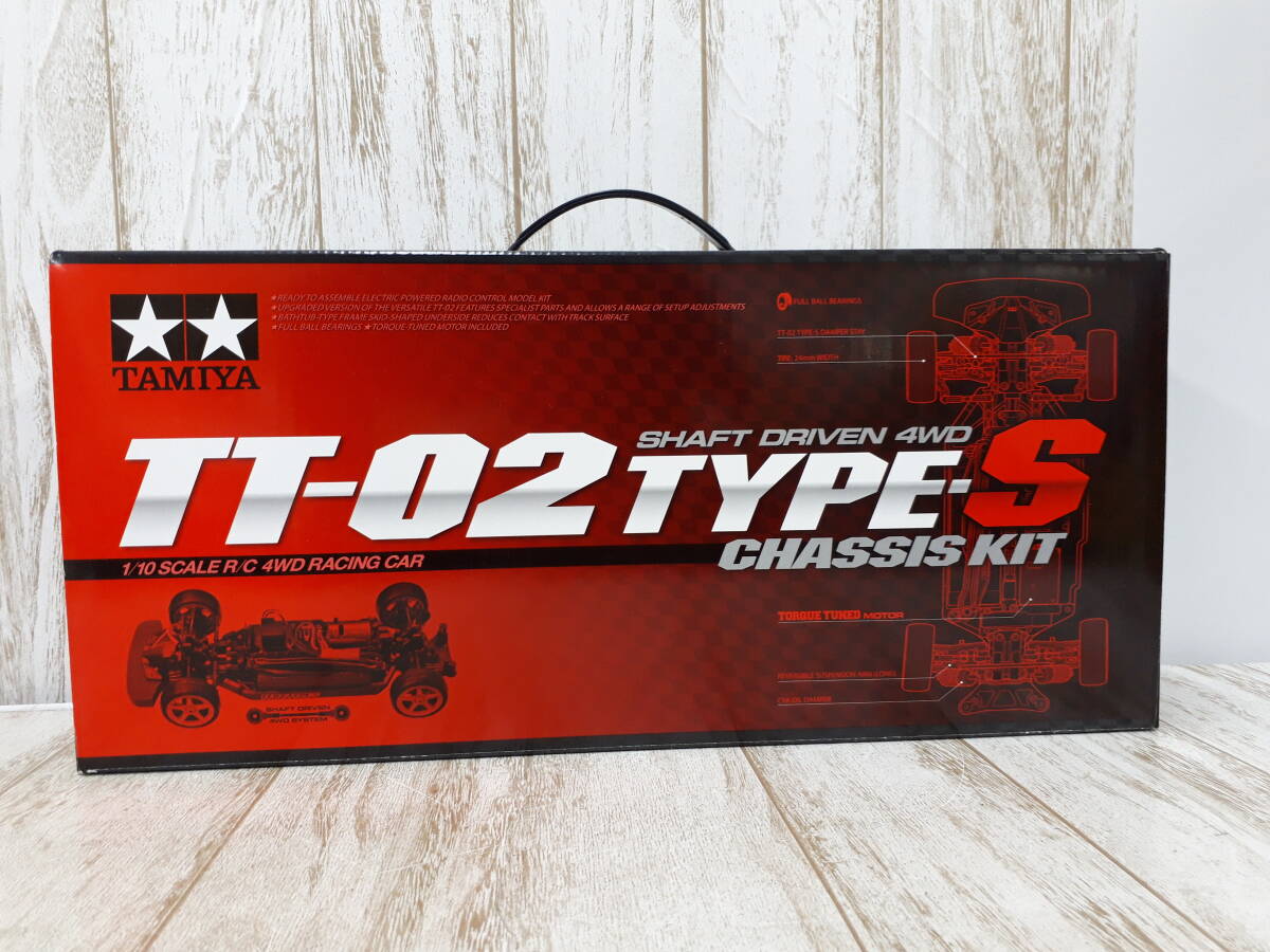 Hf6899-102♪【100】タミヤ 1/10 TT-02 TYPE-S シャーシキット パーツ まとめ売り拍卖