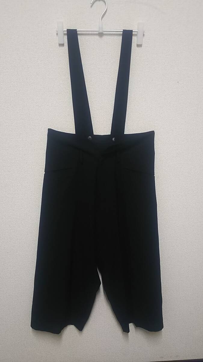 C7787-170♪【60】Yohji Yamamoto Y's サスペンダー付きワイドパンツ 3サイズ拍卖
