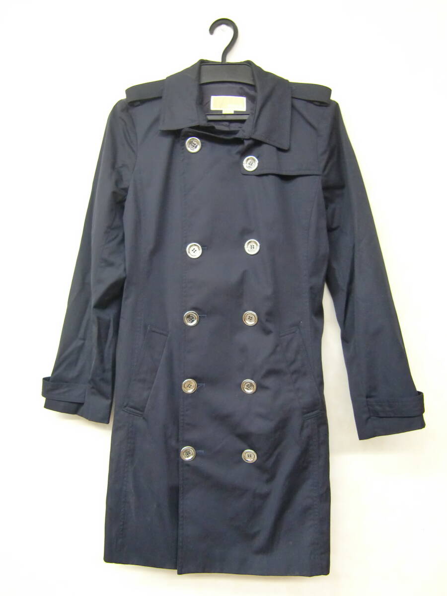 A5475-171♪【約80~】MICHAEL KORS トレントコート ネイビー Mサイズ拍卖