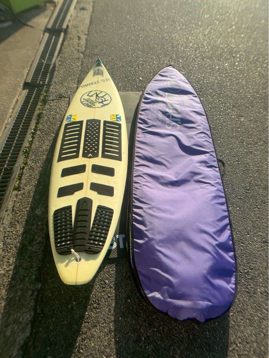 ◯EW9176 TRIANGLE サーフボード サーフィン 196cm◯拍卖