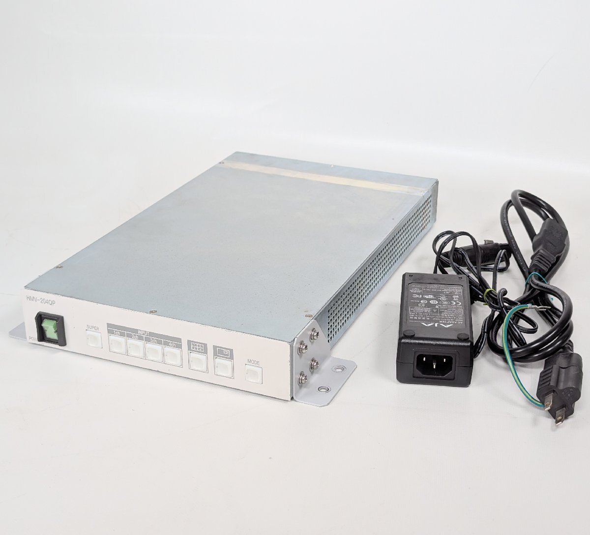 □マルチビューワ HD-SDI 4ch PinP P-tec HMV-204QP-DC(12V) 4分割マルチビューワ 中古□拍卖