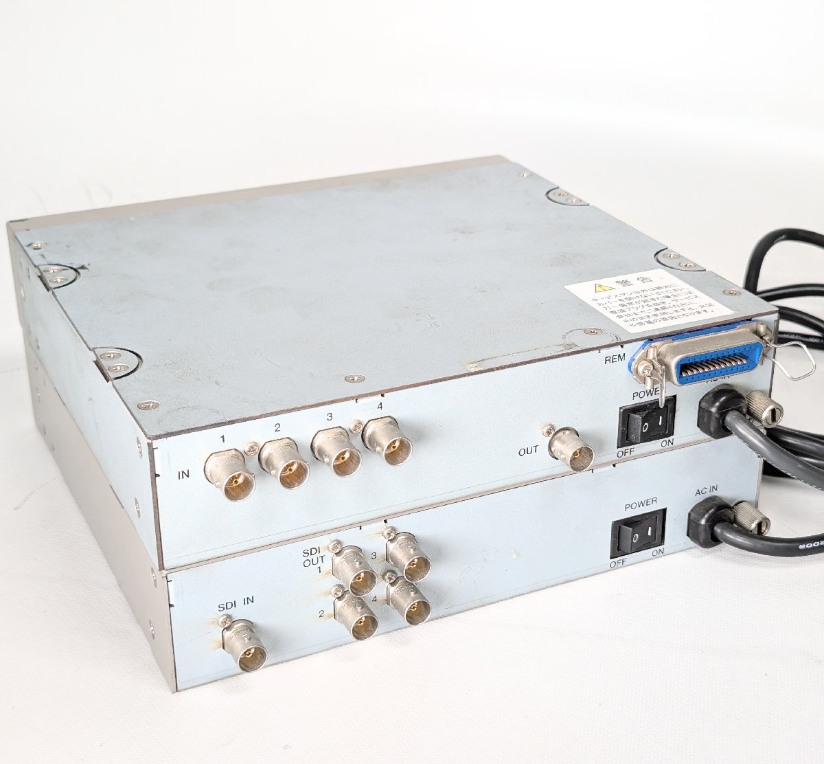 □HD-SDI 切替分配器セット コスミックエンジニアリング E14VHD-R E41RL ダイレクトスイッチャー ディストリビューター 難あり□拍卖