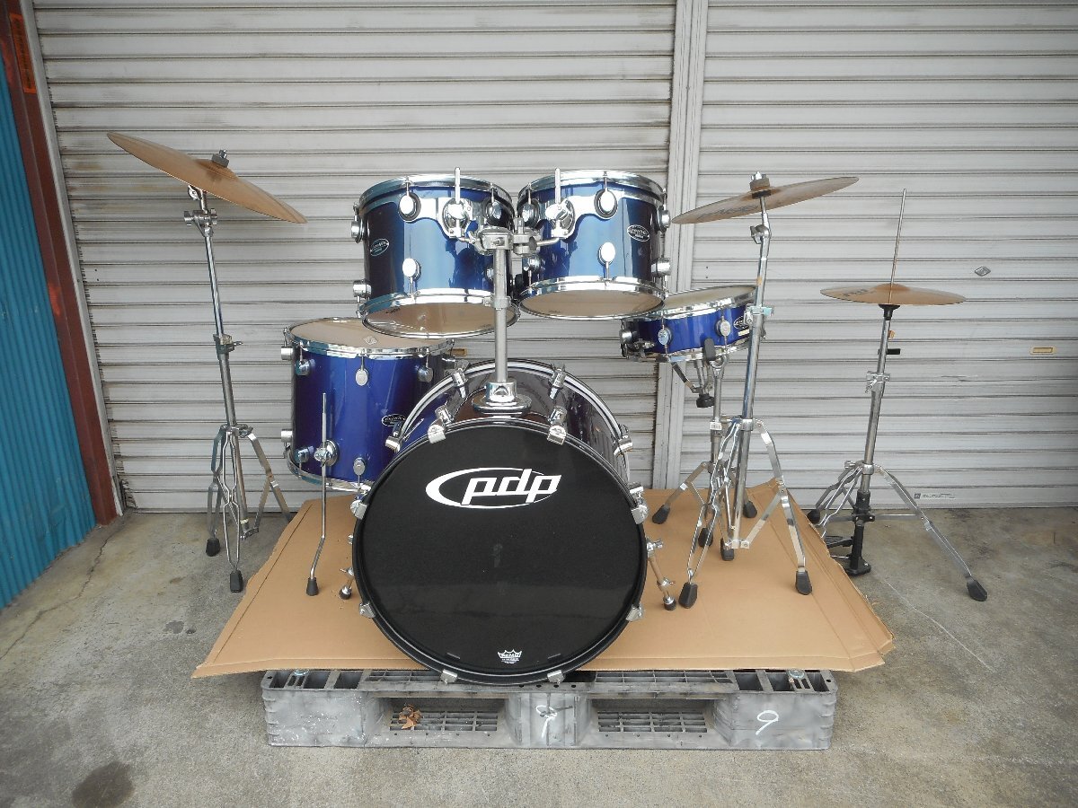 ◎【ご来店限定】Pacific Drums and Percussion(PDP)Pacific EX series バスドラム ドラムセット 打楽器セット 現状品◎Z-3267拍卖
