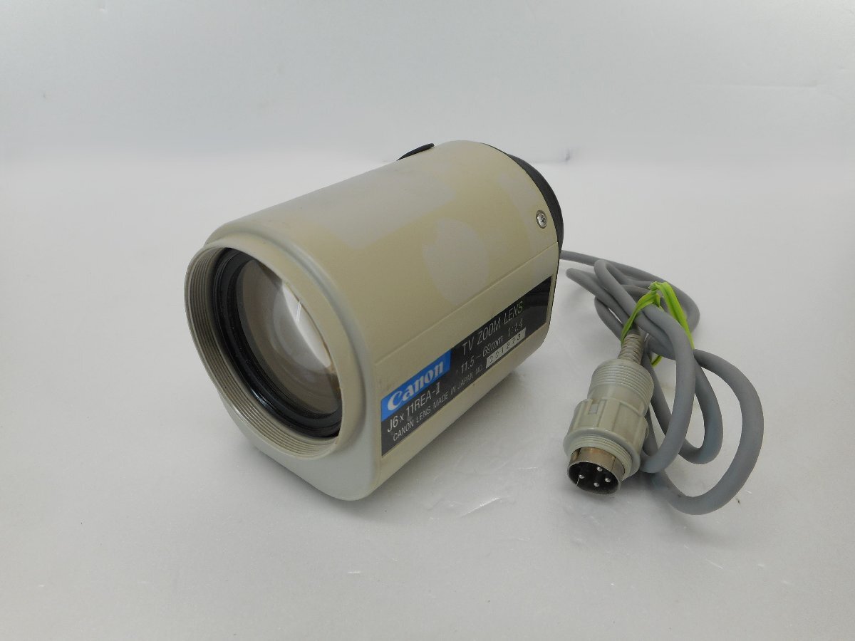 ◎キャノン Canon J6x11REA-ⅡTV ZOOM LENS 11.5~69mm 1:1.4/6倍ズームレンズ ビデオカメラレンズ ジャンク◎M-581拍卖