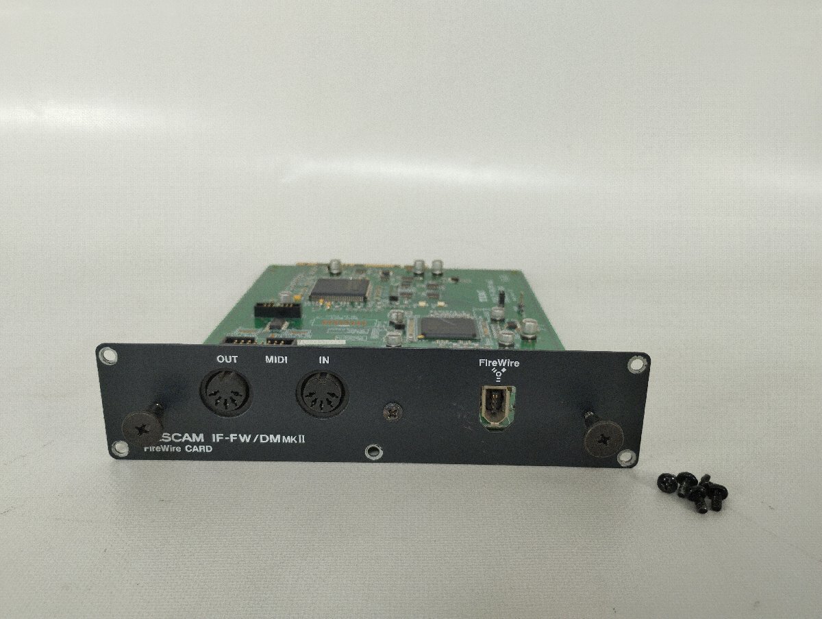 ♪TASCAM IF-FW/DM MKII #1 DM-3200/DM-4800 用 FireWare インターフェースカード♪拍卖