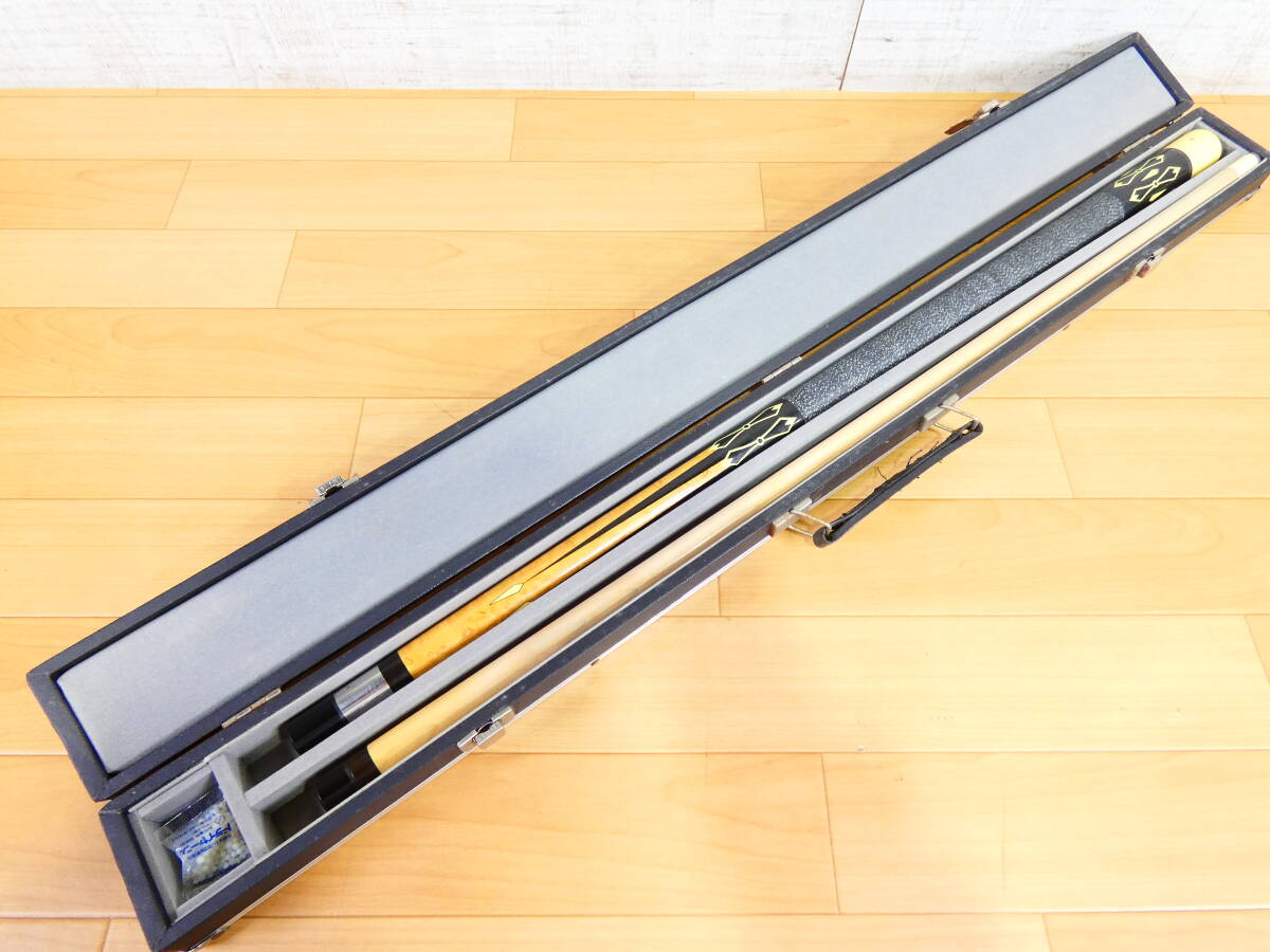 ADAM Ⅳ アダム ビリヤード キュー 約148.5㎝ 552g ケース付き@120(11)拍卖