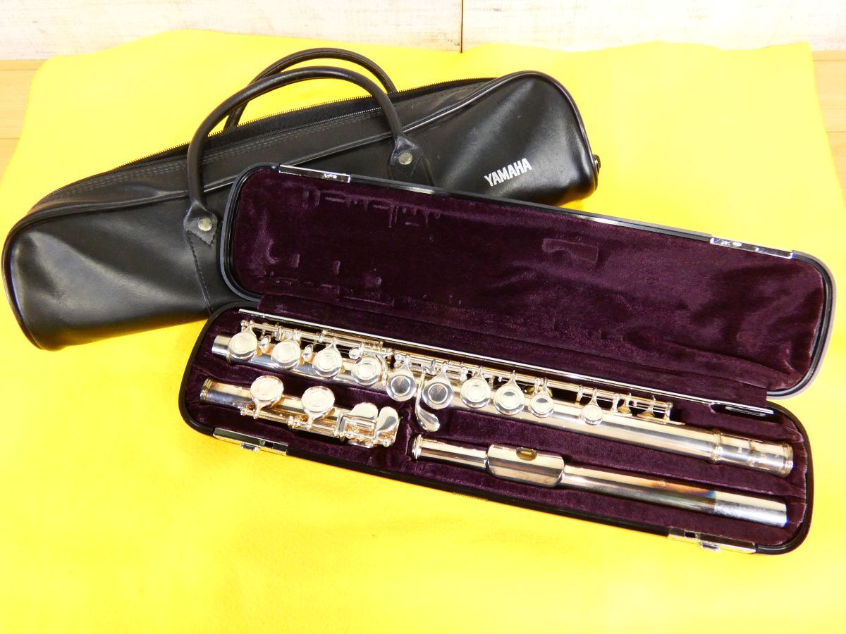 S) (ITJ-23) YAMAHA ヤマハ 211SⅡフルート 管楽器 ハードケース付き ※現状渡し@80(11)拍卖