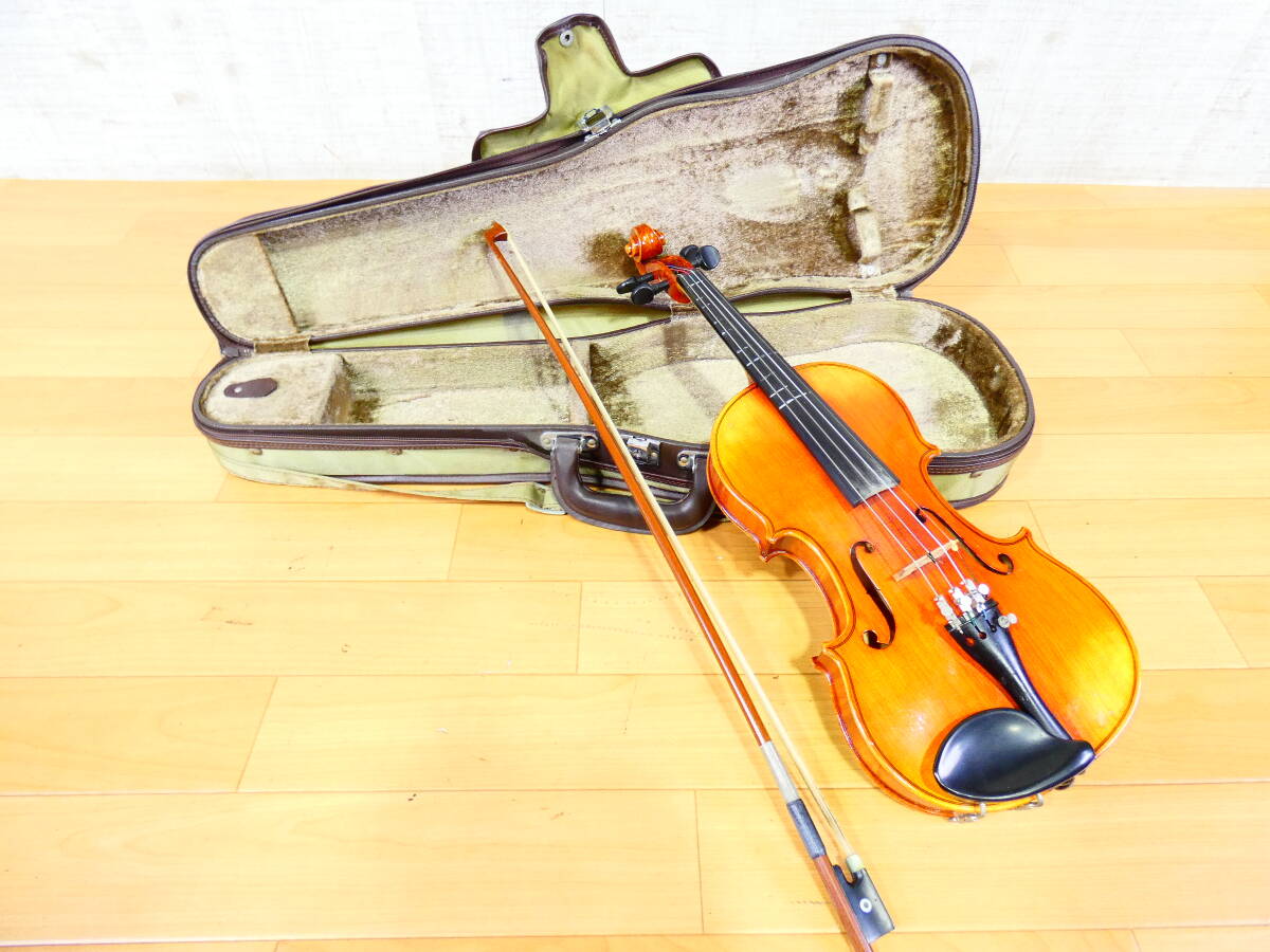 【USED!SUZUKI VIOLIN バイオリン No.520 Size:1/2★スズキ/弓:SUZUKI/Anno1991 ※現状品@120(11)】拍卖