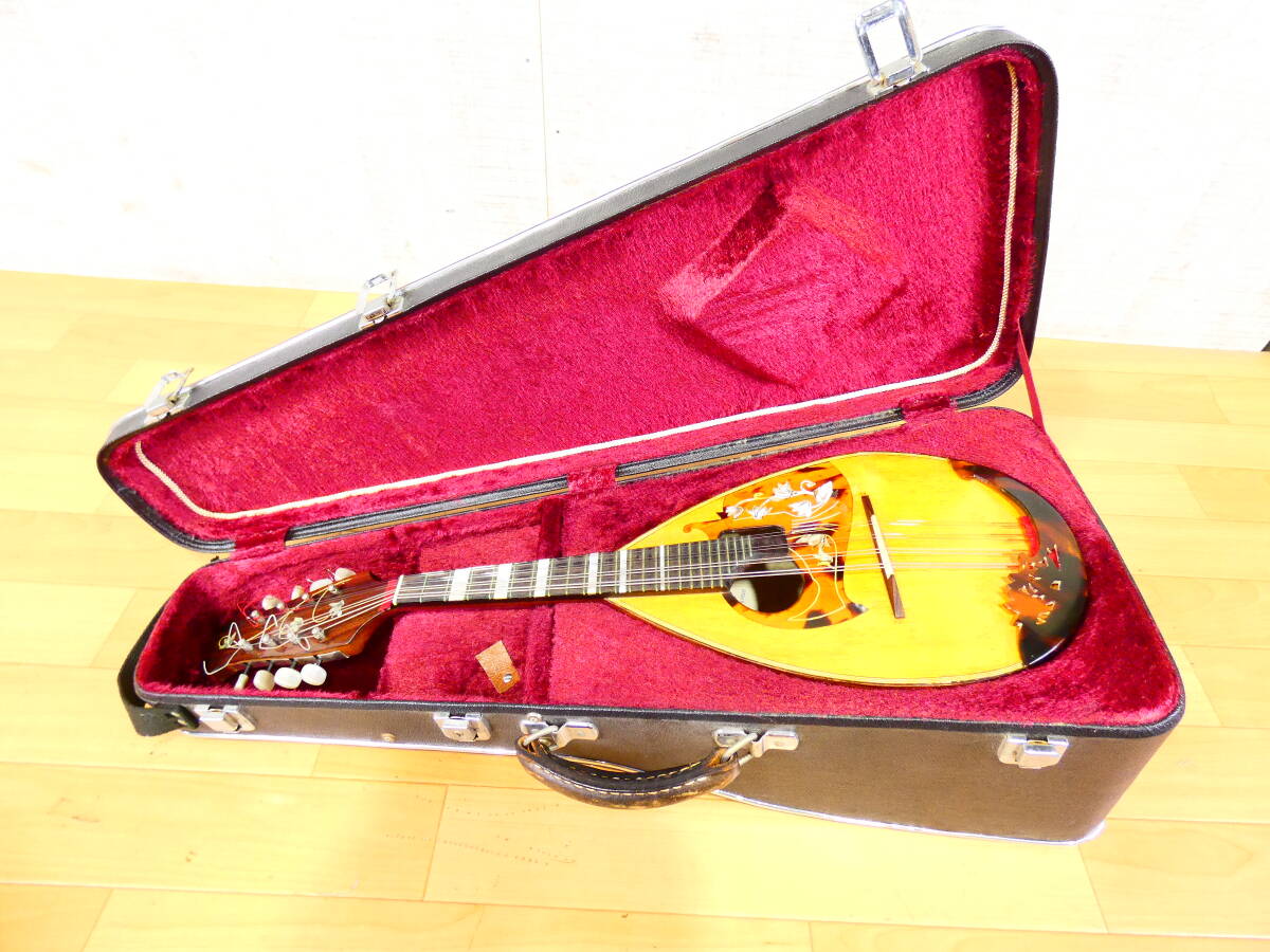 【USED!Raffaele Calace マンドリン★カラーチェ/弦楽器/ケース付き/Anno1978 ※現状品@140(11)】拍卖