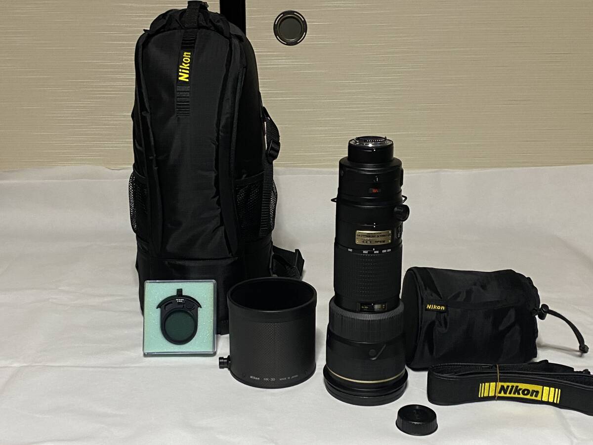 ニコン Nikon AF-S 200-400mm F4 G ED VR 純正組み込み式偏光フィルター付き拍卖