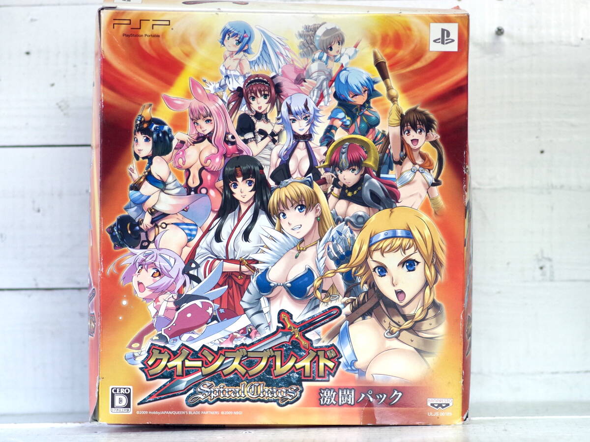 M13794【PSP】クイーンズブレイド スペシャルカオス 激闘パック 超限定版キュート フィギュアのみ ゲームありません figma 60サイズ拍卖