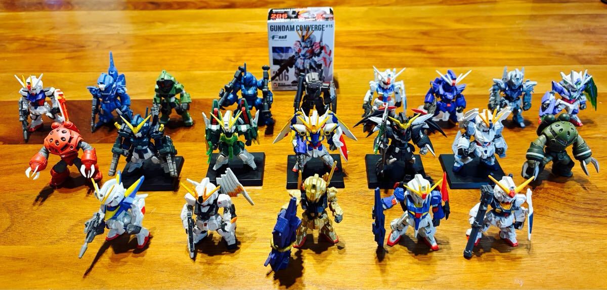 ガンダムコンバージ 22体セット FW GUNDAM CONVERGE νガンダム/百式/ゼータ/ウイング/ストライク/ケンプファーなど ジャンク品拍卖