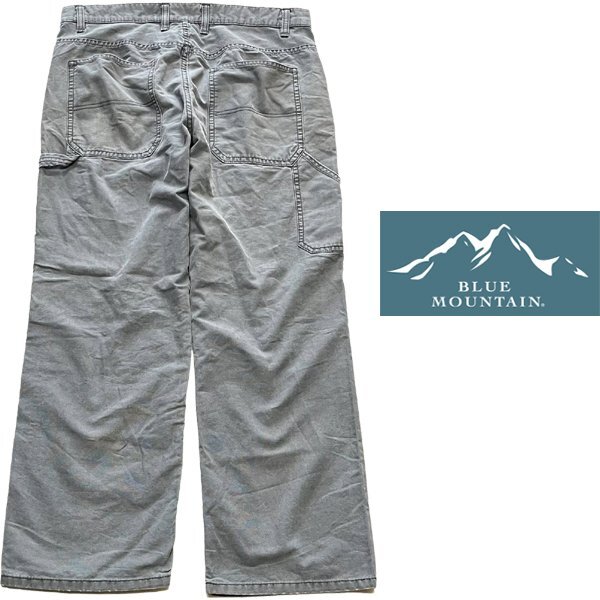 1点物◆Blue Mountainペインターパンツ古着メンズ34MLレディースOKアメカジ90sストリートワークパンツUSAジーンズ/ブルーマウンテン362432拍卖