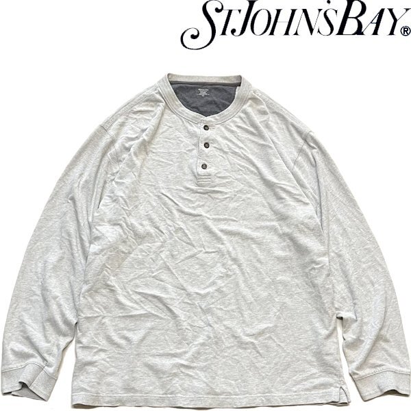 1点物◆セントジョンズベイ雰囲気系ヘンリーネック長袖ロンTシャツ古着メンズLレディースOKアメカジ90sストリート/スポーツ/ブランド362437拍卖