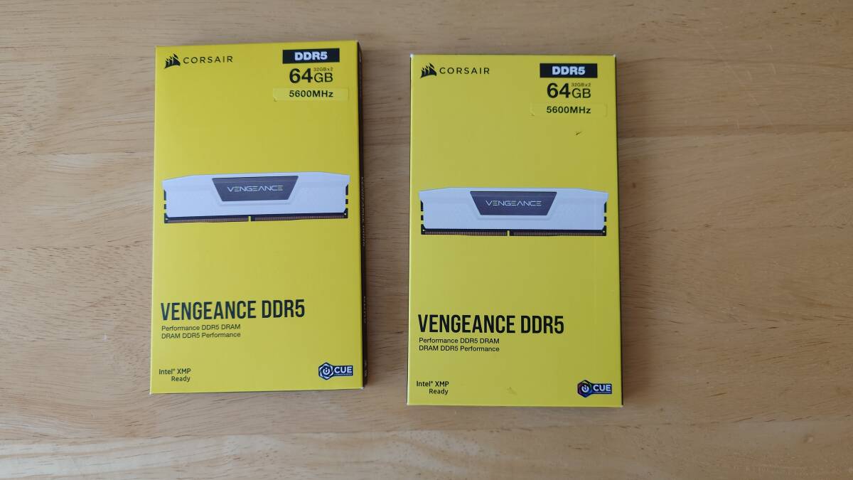 メモリ CORSAIR VENGEACE DDR5 64GB 5600MHz 拍卖
