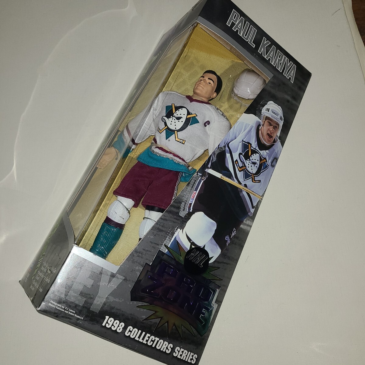 Paul Kariya 1998 Collectors Series NHL Pro Zone Mighty ducks フィギュア アイス ホッケー Playmates拍卖