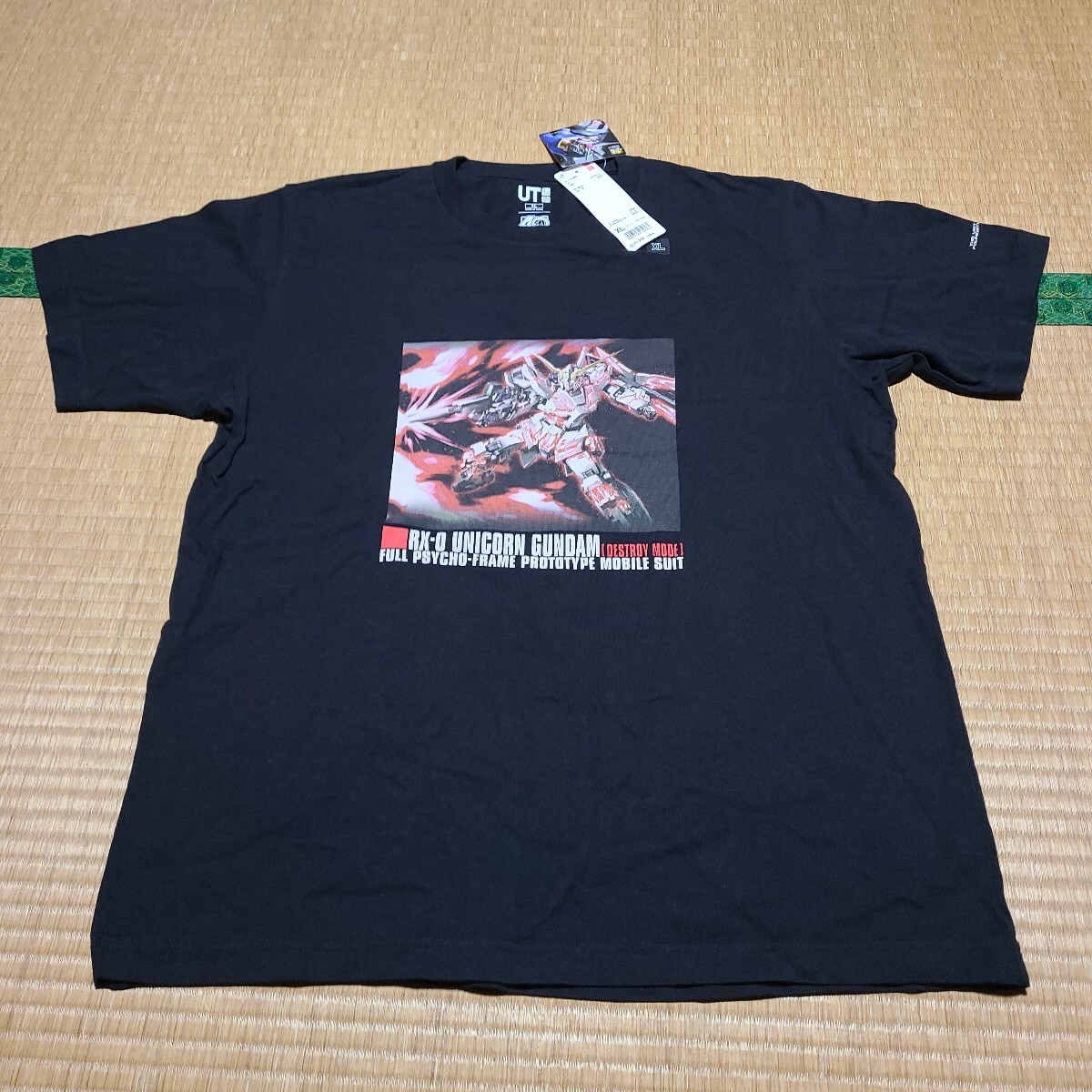 UT 機動戦士ガンダム ガンプラ 40周年記念 Tシャツ ユニコーン ガンダム サイズXL ガンダムUC 拍卖
