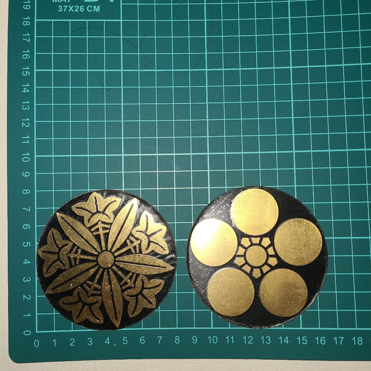 家紋 ステッカー アルミ調 2枚拍卖