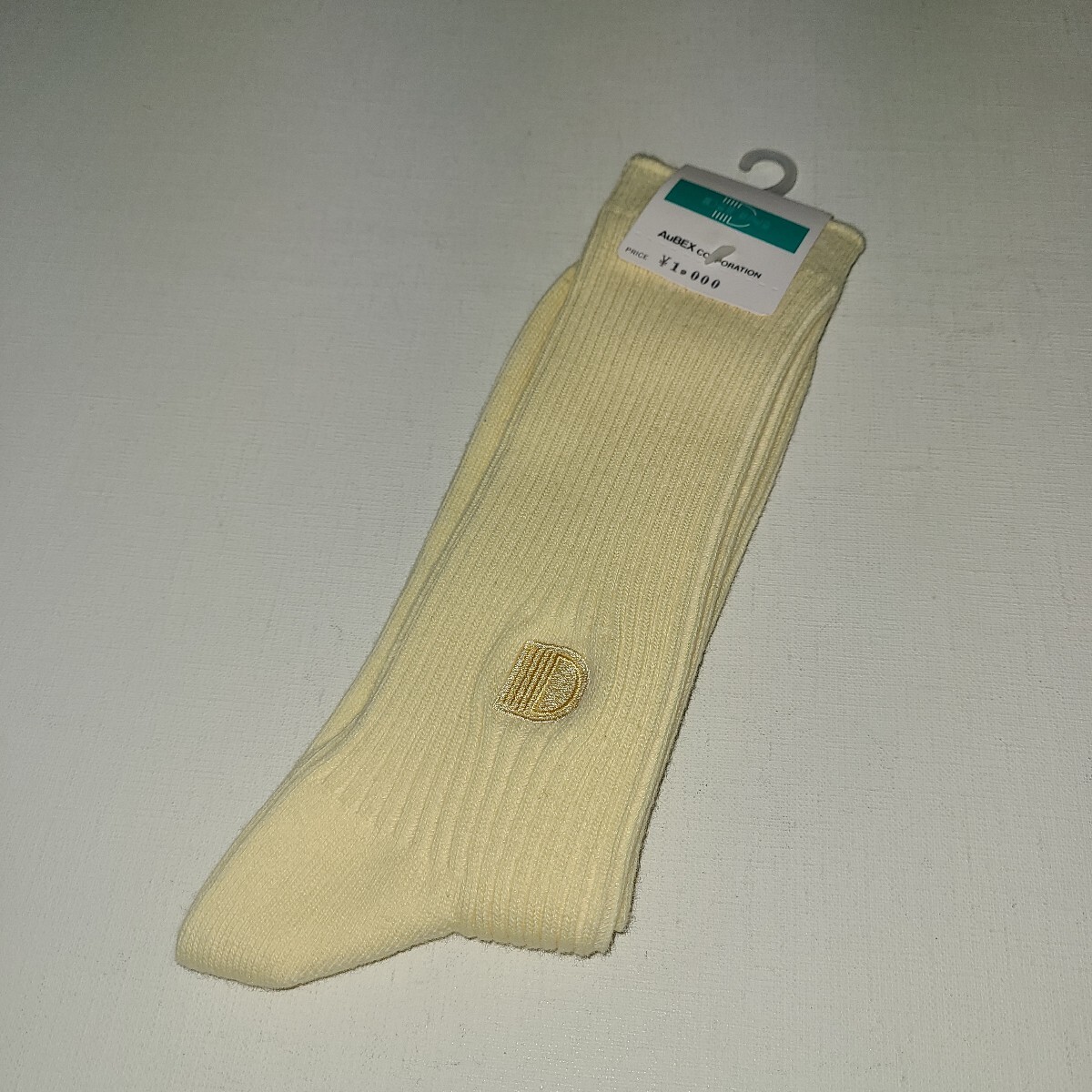 Difini 靴下 リブソックス サイズ26~28センチ ディフィニ ソックス イエロー拍卖