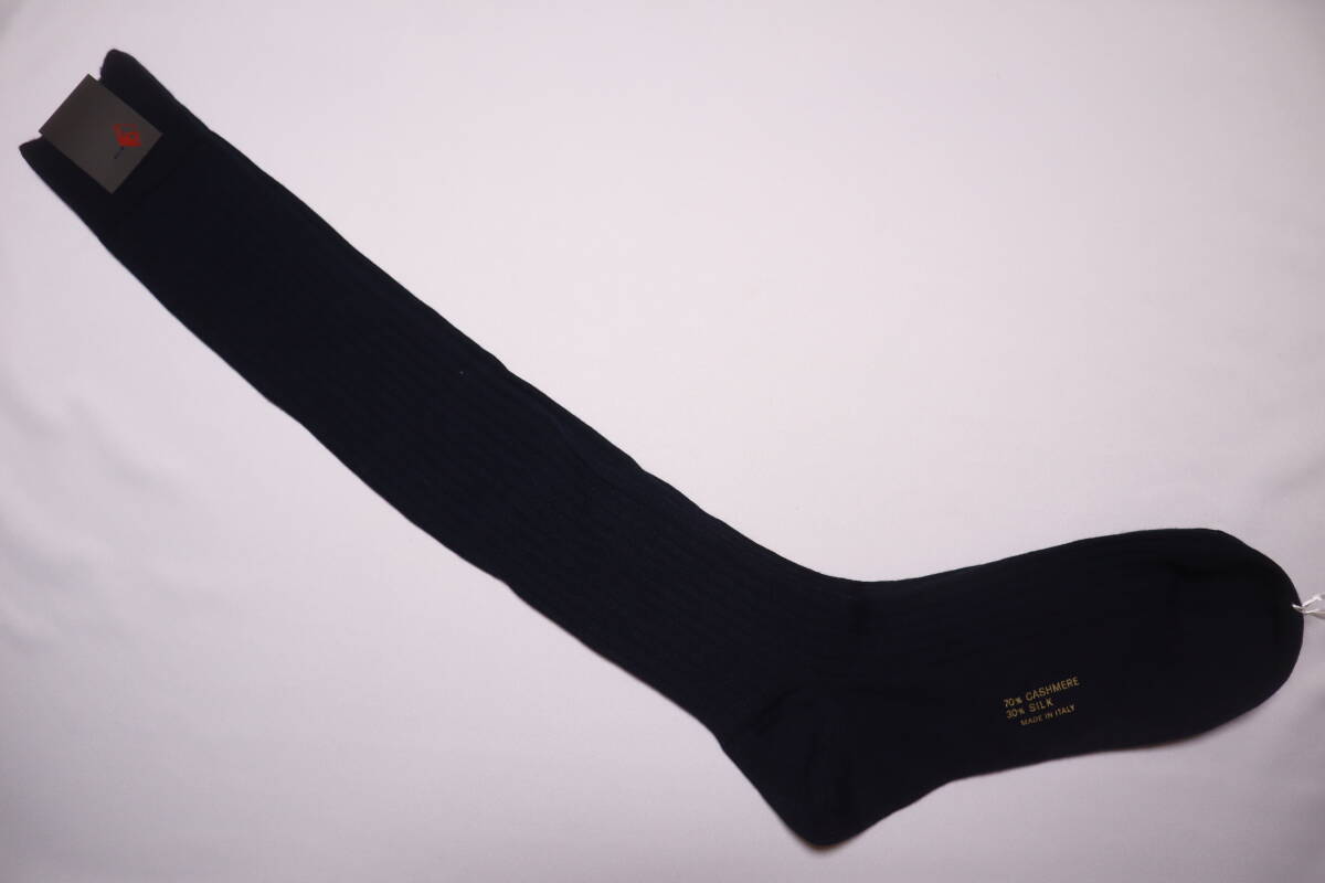 ★定価1.5万円★未使用品★ SOZZI ソッツィ ★カシミヤ・シルク素材 ロングホーズネ ロングソックス ★size11拍卖