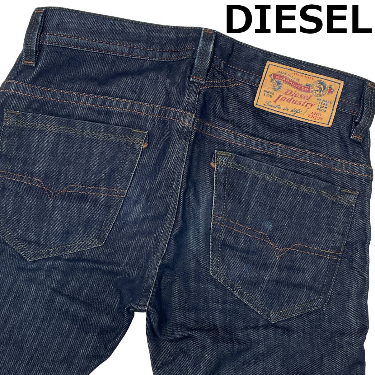 DIESEL ディーゼル THAVAR W27 (約80cm W31相当) ウォッシュ加工 SLIM-SKINNY ストレッチ スリム スキニー アンクル丈 拍卖