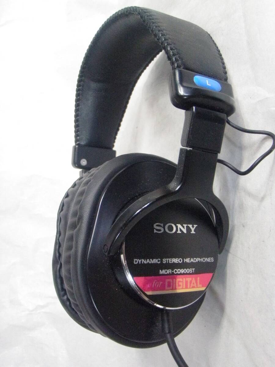 SONY MDR-CD900ST 新品互換イヤーパッド交換済 音出確認済 モニターヘッドホン 190拍卖