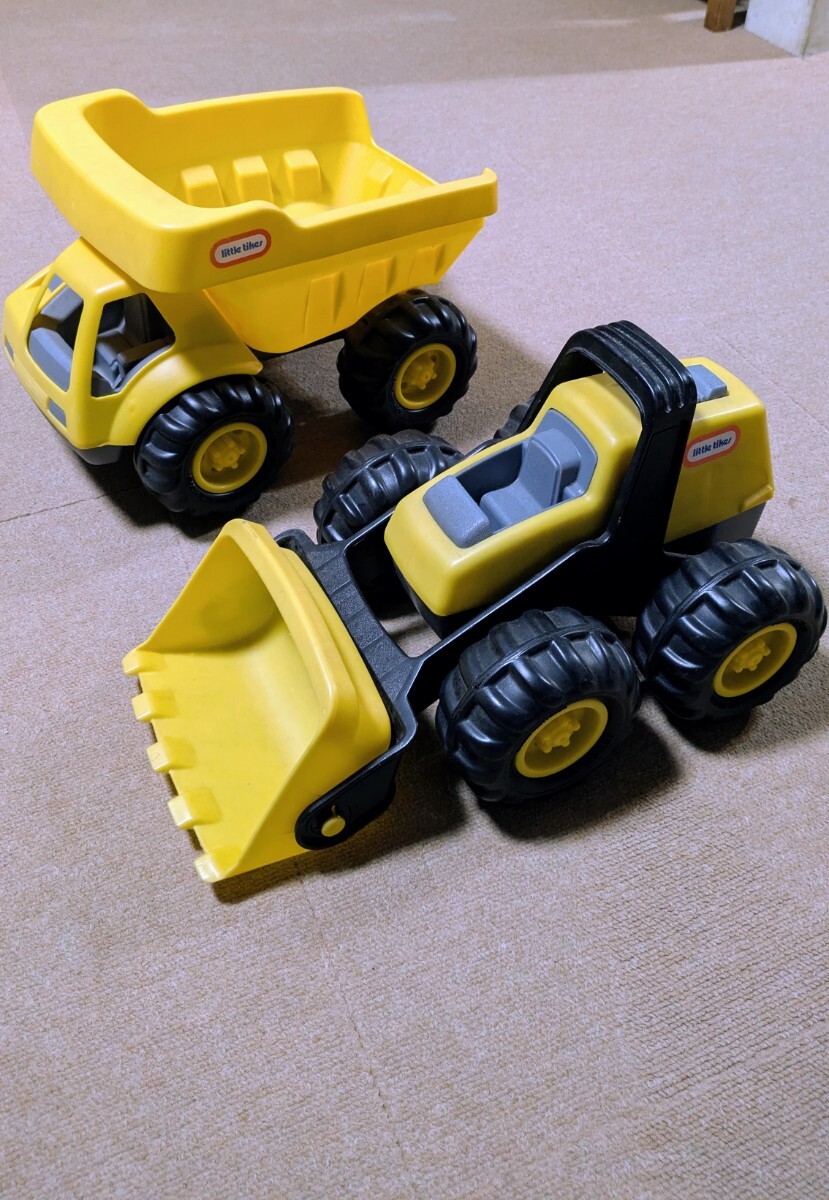 リトルタイクス little tikes ショベルカー ダンプカー セット 砂遊び おもちゃ 働く車 トイ・ストーリー ダンプ トラック拍卖