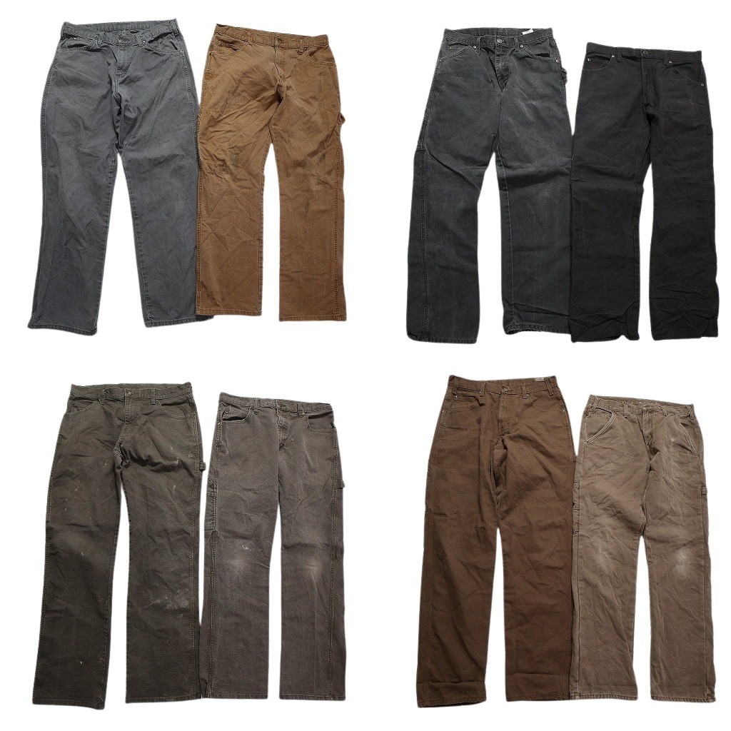 古着卸 まとめ売り ディッキーズ Dickies ダック ペインター パンツ 8枚セット (メンズ 30 /32 ) フェード ワーク NC5087 1円スタート拍卖