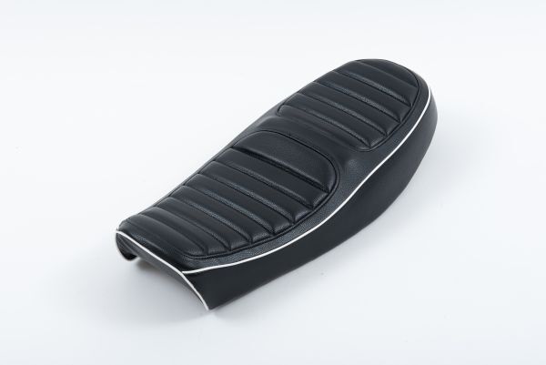 SR400 SR500 シート 座席 カスタム用 社外品 黒 白パイピング 535拍卖