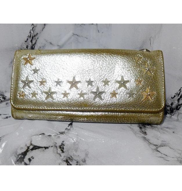 【星型スタッズ】JIMMY CHOO☆長財布☆シルバー☆ブランド☆拍卖