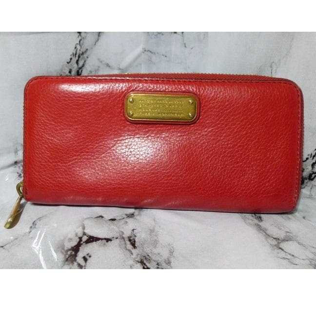 【シンプル】MARC JACOBS☆長財布☆レッド☆拍卖