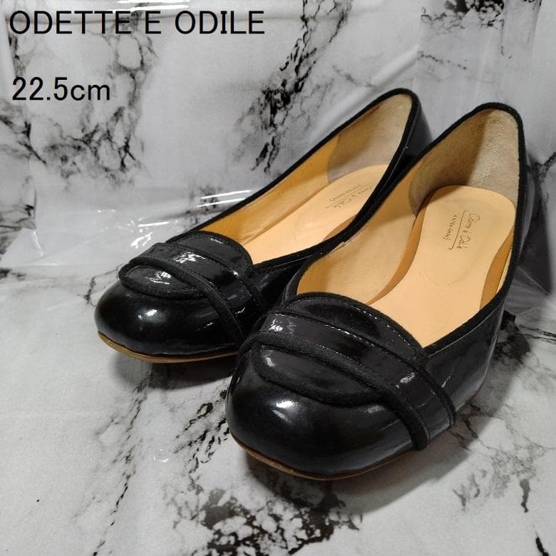 【シンプル】ODETTE E ODILE☆パンプス☆22.5cm☆黒☆拍卖